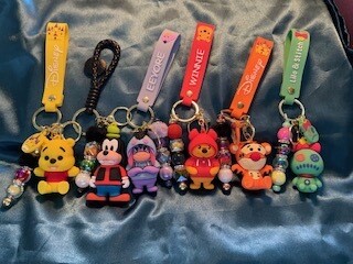 Variety of Fun Character Keychains #1 (see the list)
