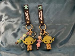 Yoda Beaded Keychains