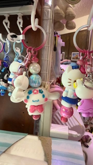 Hello Kitty Sanrio: Doorable and More Beaded pens and Key chains
