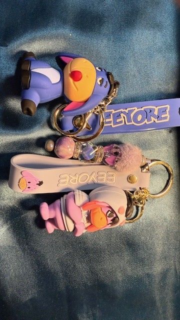 Eeyore and Boo Key Chains