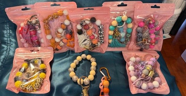 Beaded Key Chains (2) per pack