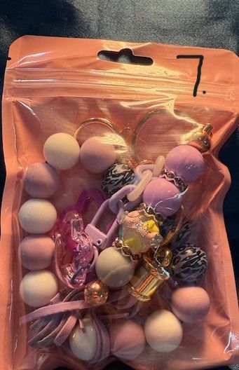 Beaded Key Chains (2) per pack