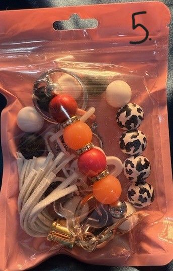 Beaded Key Chains (2) per pack