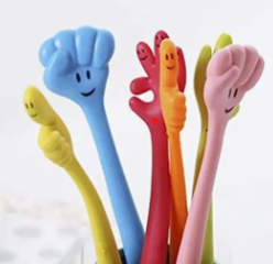 Fun creative cartoon gesture ballpoint pen.