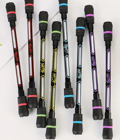 Neutral Pens with rotating designs.