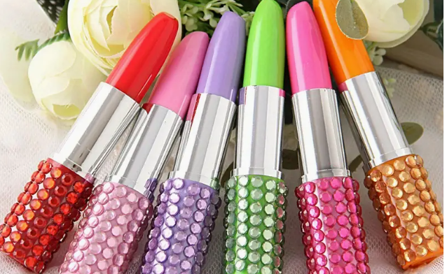 ​Diamond Lipstick Shaped Ballpoint Pens