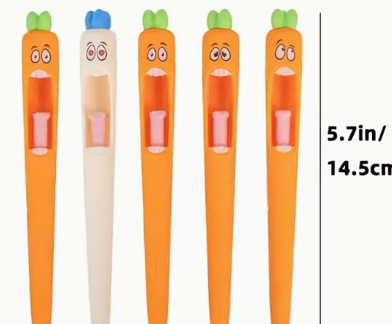 Multi-expression Radish-shaped Rubber Pen