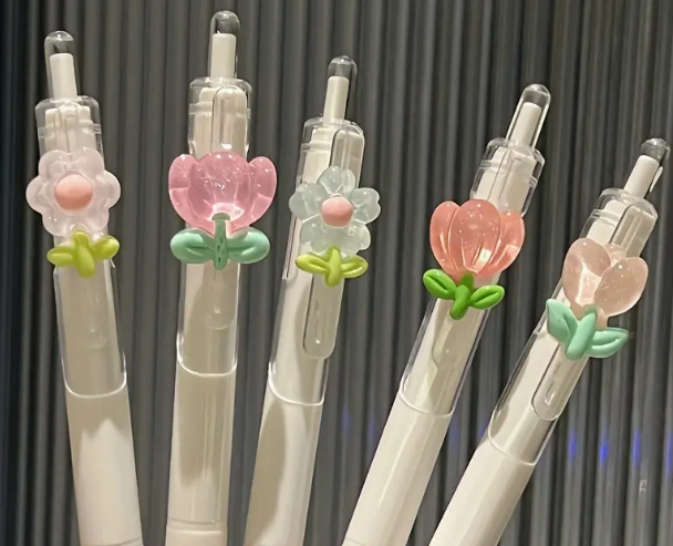 Delicate Flower Gel Pen