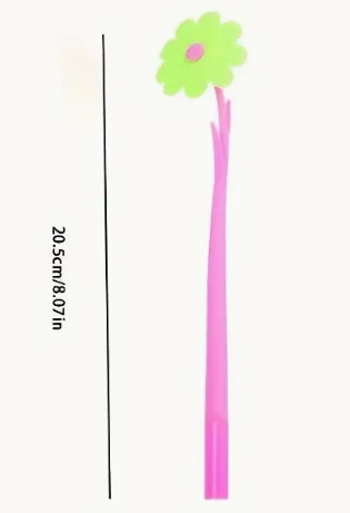 Colorful Floral Gel Pens