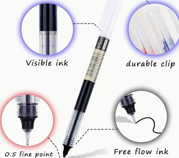Large Capacity Quick-Dry Gel Pens