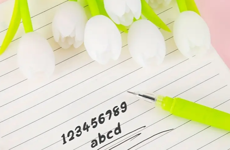 Photochromic Tulip Silicone Gel Pen