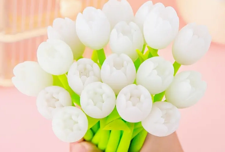 Photochromic Tulip Silicone Gel Pen