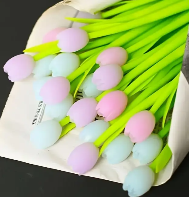 Photochromic Tulip Silicone Gel Pen