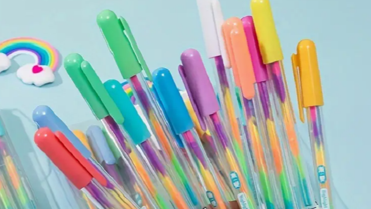 Rainbow Gradient Gel Pens