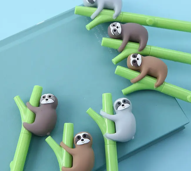 Sloth silicone pen