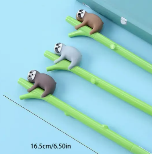Sloth silicone pen
