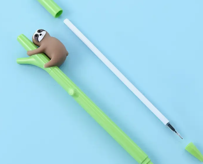 Sloth silicone pen