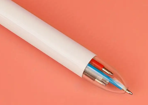 Pink Pig Cartoon 6-Color Ballpoint Pens