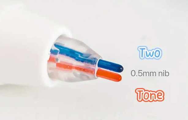 Dual-Tip Colorful Marker Pens