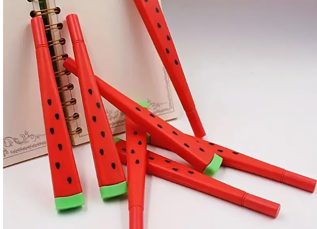 Cartoon Gel Watermelon slice Pen