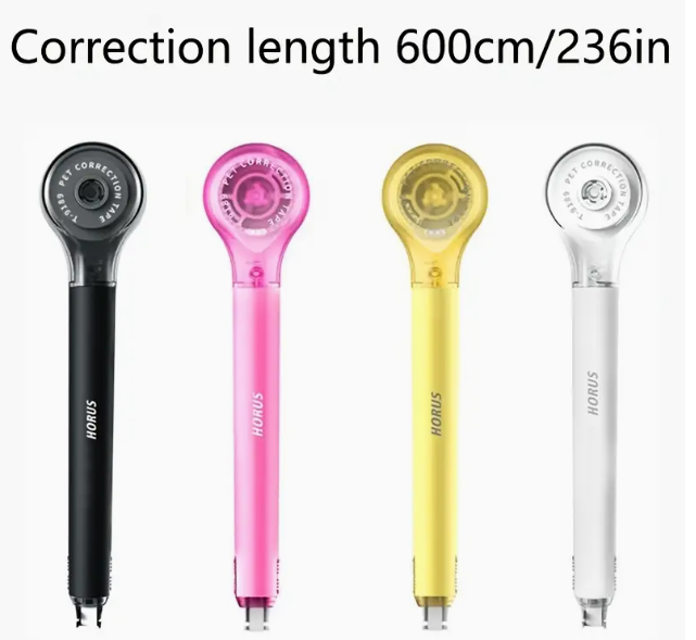 White out correction tape pen with refill