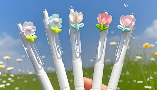 Floral Ballpoint Pen for Students