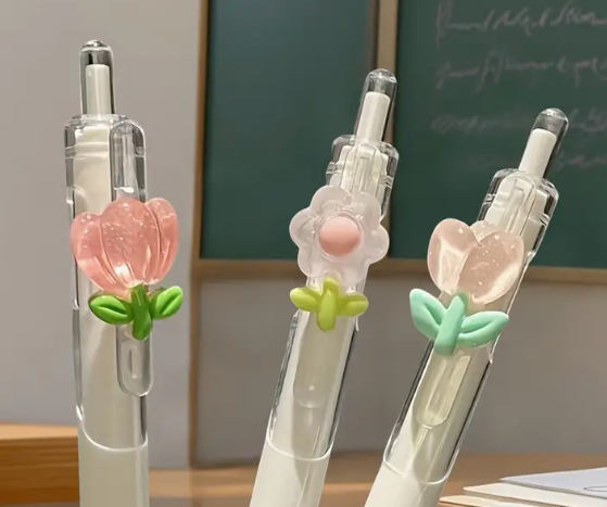 Floral Ballpoint Pen for Students