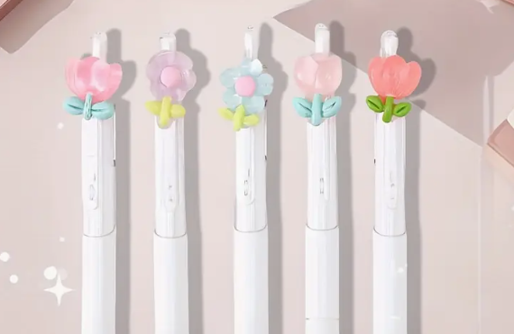 Floral Ballpoint Pen for Students
