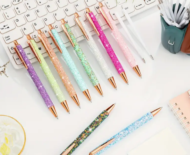 Glitter Pens - Retractable