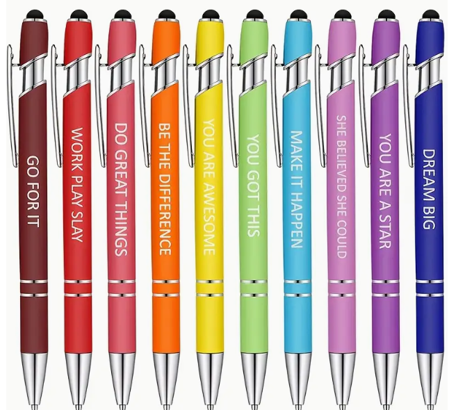 Inspirational quotes ballpoint pen