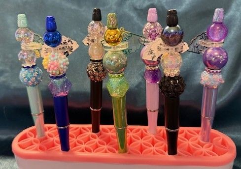 Guitar and Fan Pens