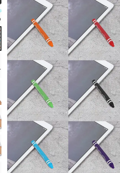 Crayon Style High Sensitivity Touch Pen