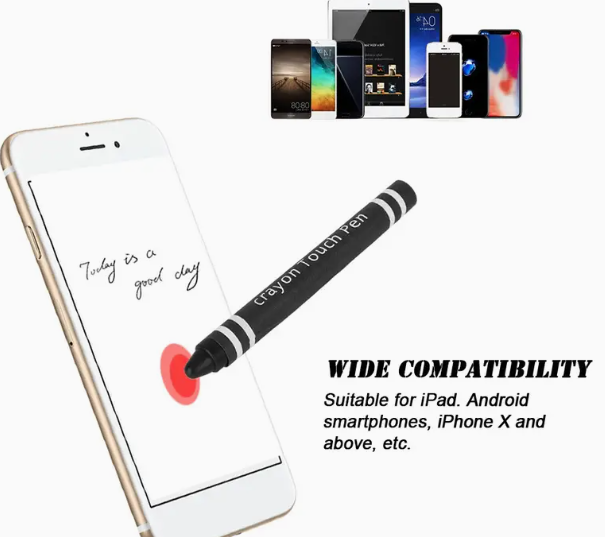 Crayon Style High Sensitivity Touch Pen