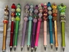 Beaded Pencil with refills