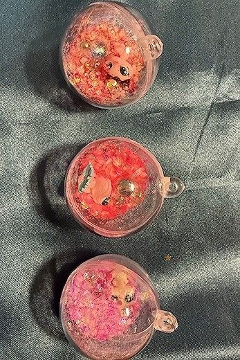 Hot Pink or Light Pink sequence with small cartoon kitty.