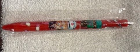 Wrapped Clickable Ink Pens No Beads