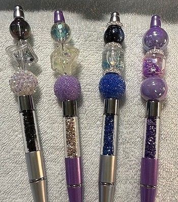 Beadable, Fillable, Wrappable Ink Pens