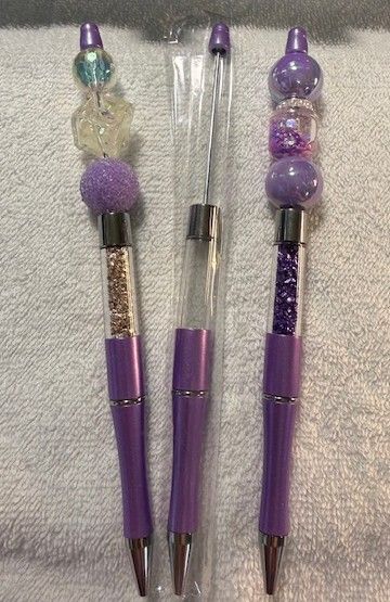Beadable, Fillable, Wrappable Ink Pens