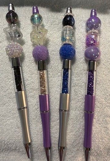 Fillable Base Beaded Pens