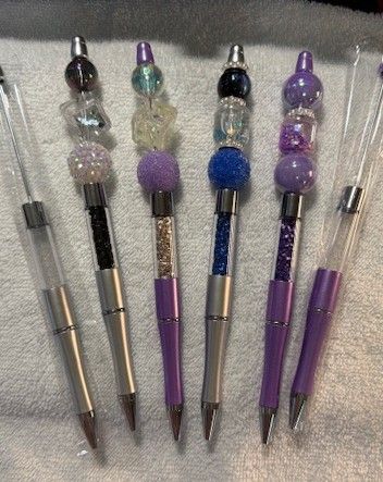Fillable Base Beaded Pens