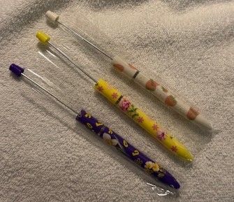 Beadable Wrapped Ink Pens