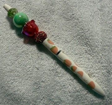 Wrapped Inkpens with Beads