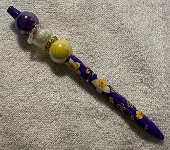 Wrapped Inkpens with Beads