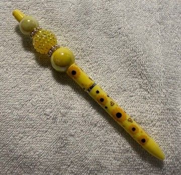 Wrapped Inkpens with Beads