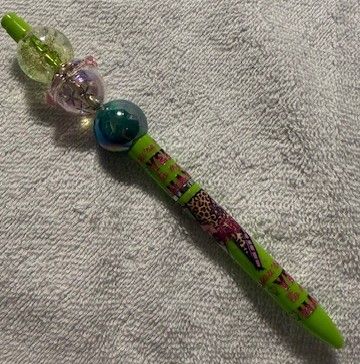 Wrapped Inkpens with Beads