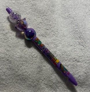 Wrapped Inkpens with Beads