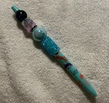 Wrapped Inkpens with Beads