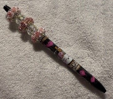 Wrapped Inkpens with Beads