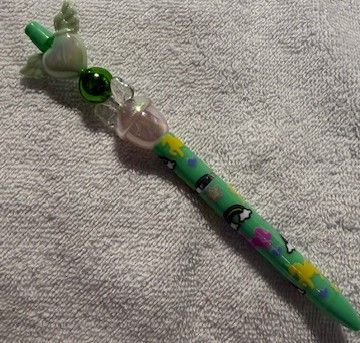 Wrapped Inkpens with Beads