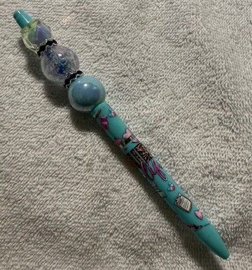 Wrapped Inkpens with Beads